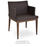 soho armchair wood base