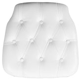 hard tufted vinyl chiavari chair cushion