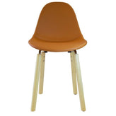 ta upholstered side chair with yi base