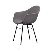 ta upholstered armchair with er base