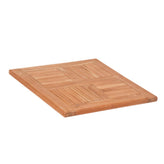 indoor outdoor teak tabletops