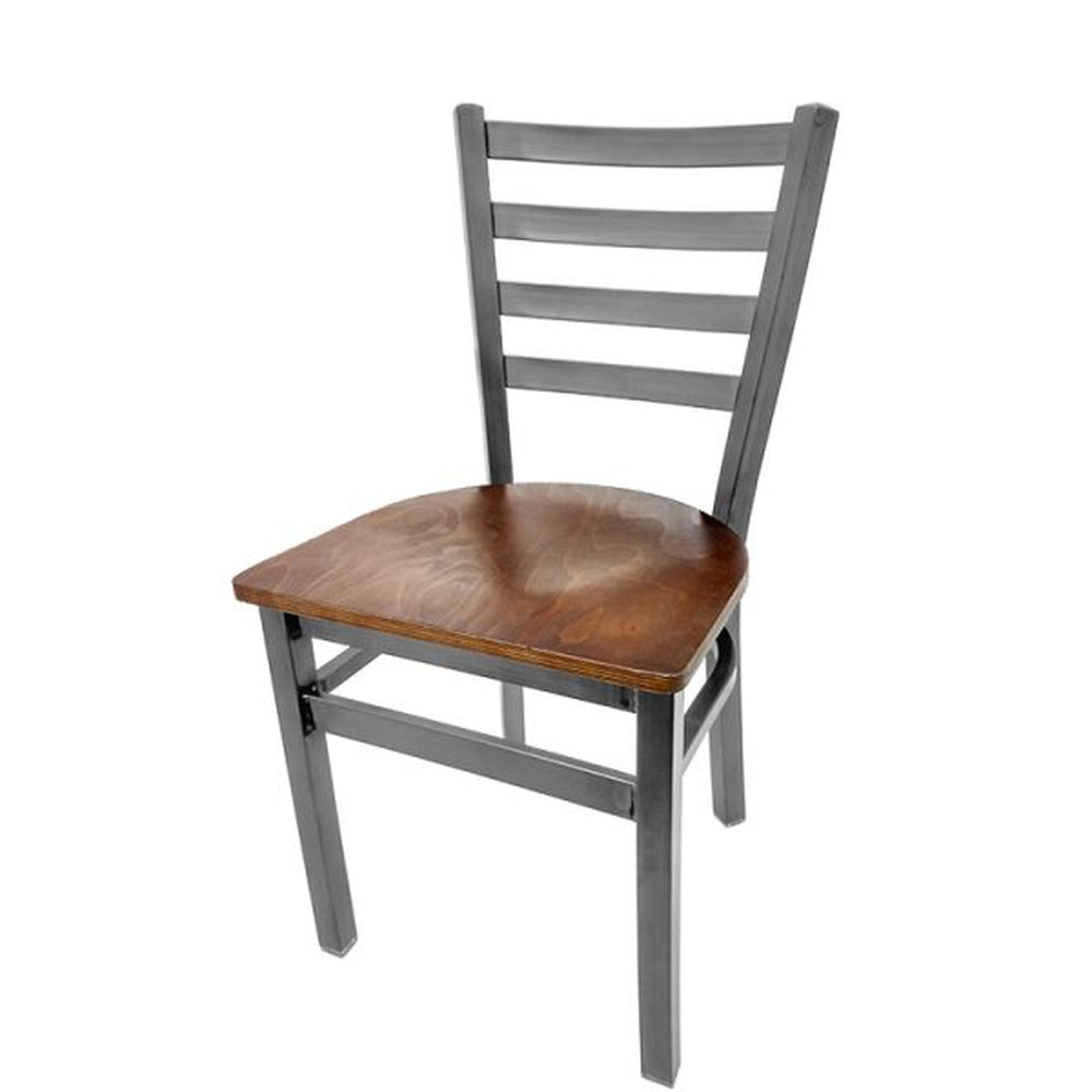 Clear Coat Ladderback Chair with Plain Welds