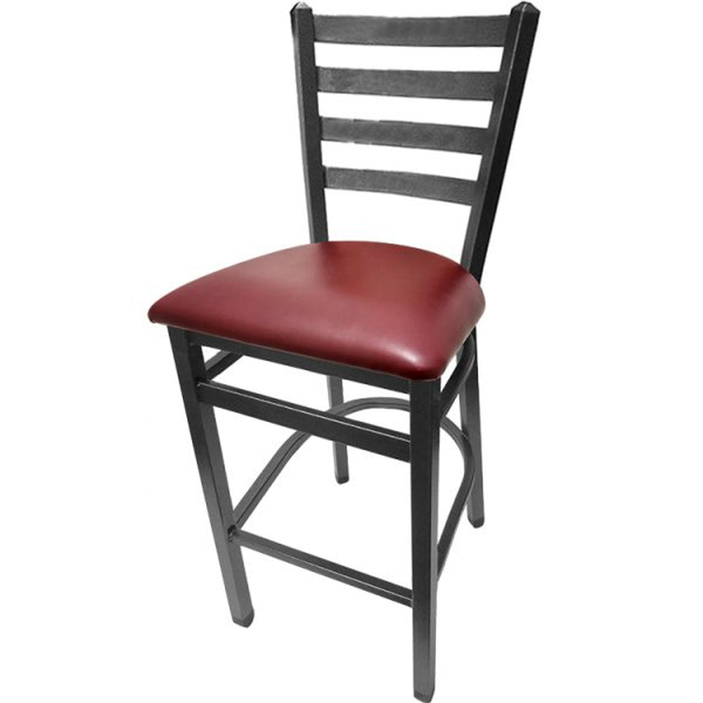 Silvervein Ladderback Bar Stool