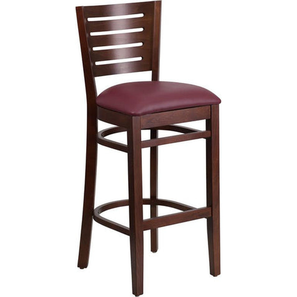 darby series slat back restaurant barstool