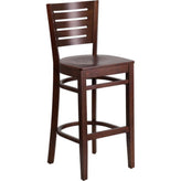 darby series slat back restaurant barstool