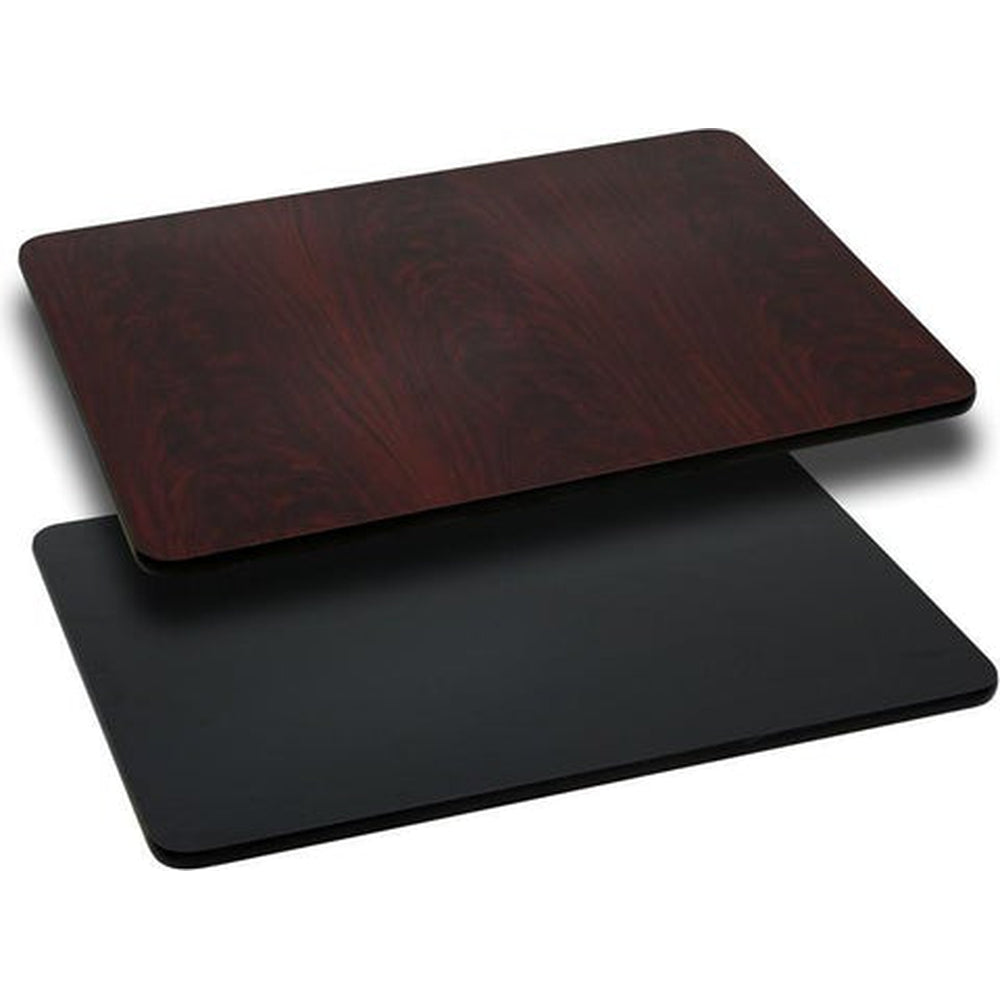 reversible laminate table top