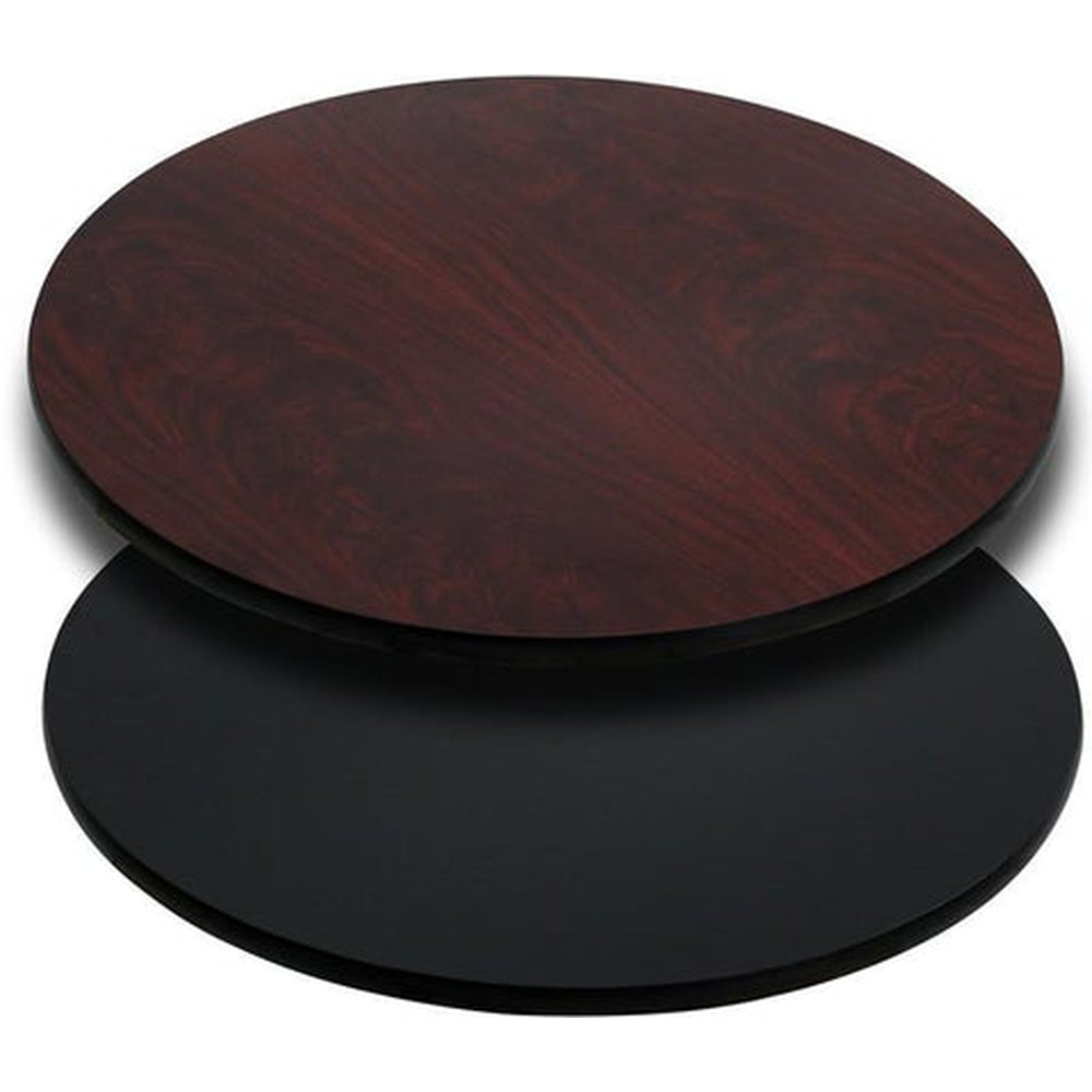 Reversible Laminate Black Edge Table Tops