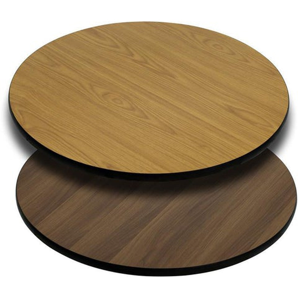 reversible laminate table top