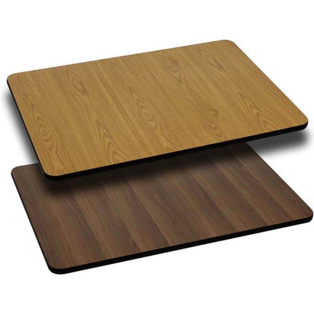 reversible laminate table top